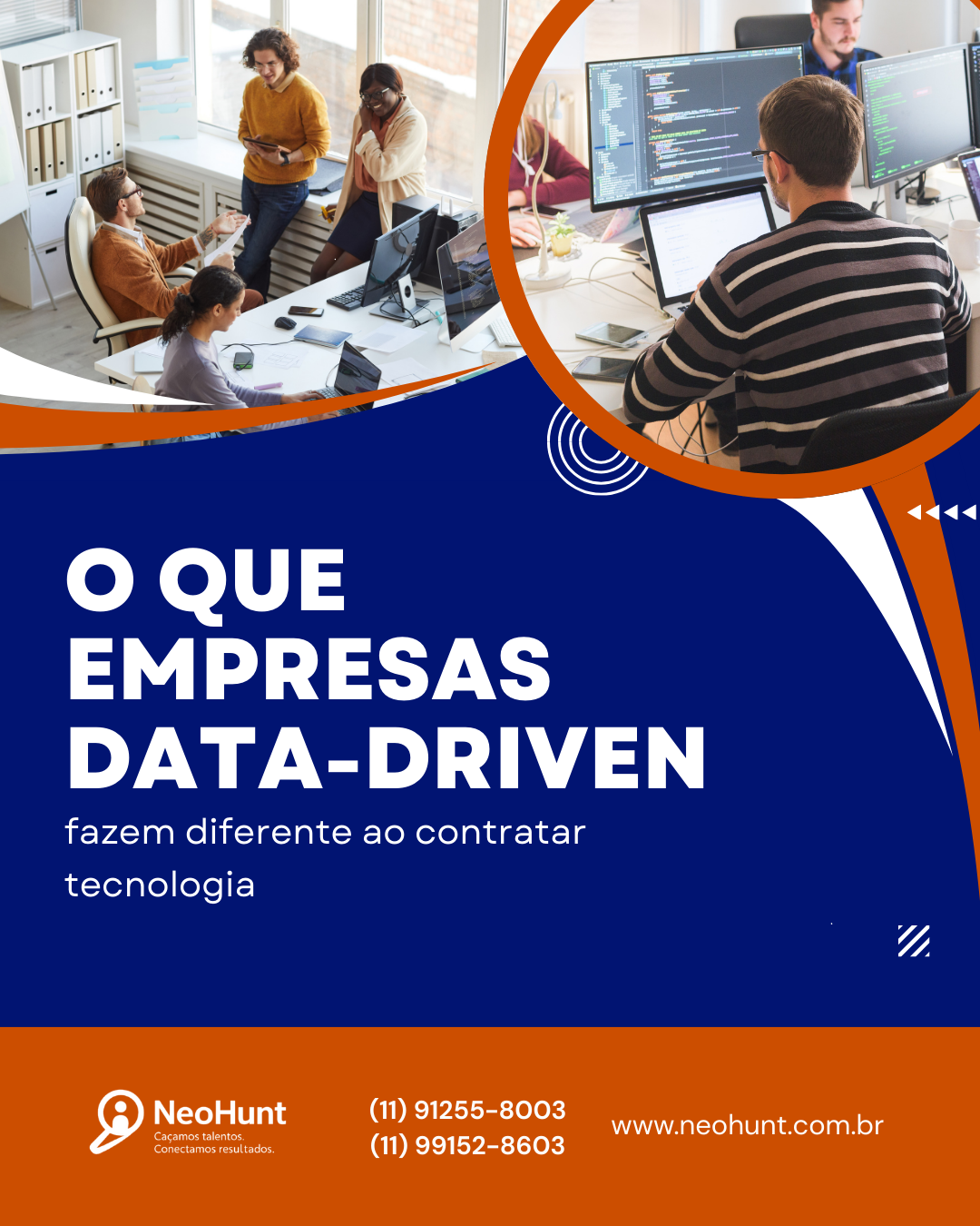 O que empresas Data-Driven fazem diferente ao contratar tecnologia.